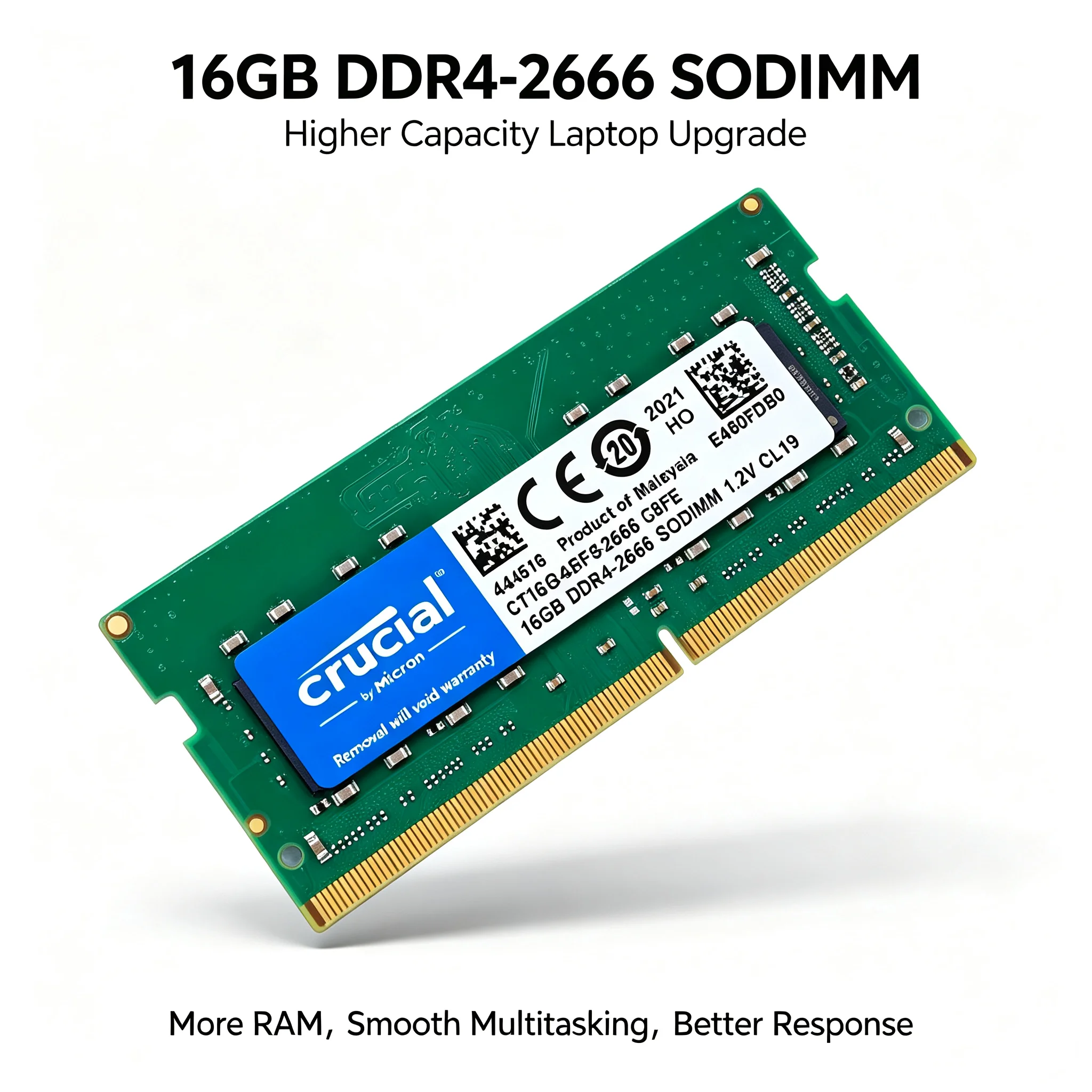 Crucial  1PCS/2PCS DDR4 Laptop - Sodimm Ddr4 recension och pris