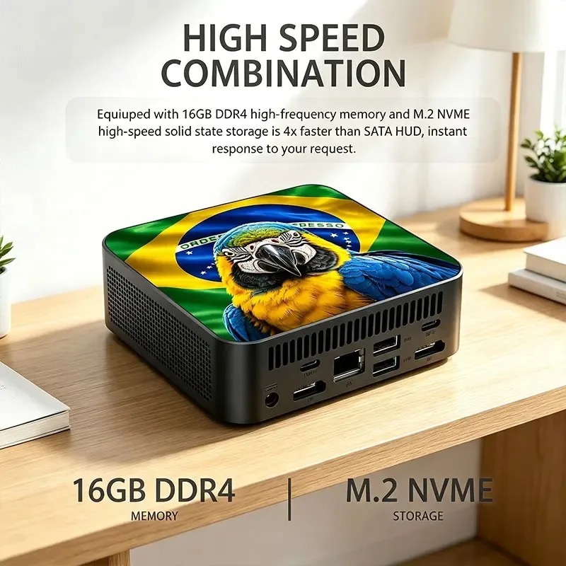 New Powerful Mini PC Computer  - Ddr4 16Gb recension och pris
